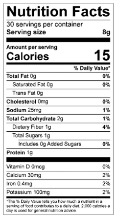 Globallee Greens Ingredients